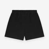 Fear Of God Essentials Classic Logo Sweat Black Shorts Black - ORIGINALFOOK