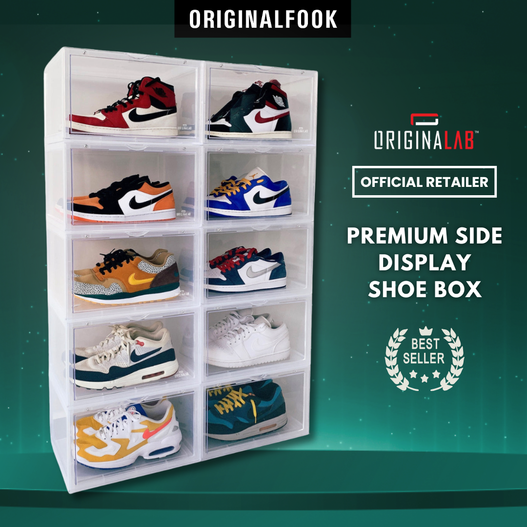 ORIGINALAB Premium Side Display Shoe Box Clear