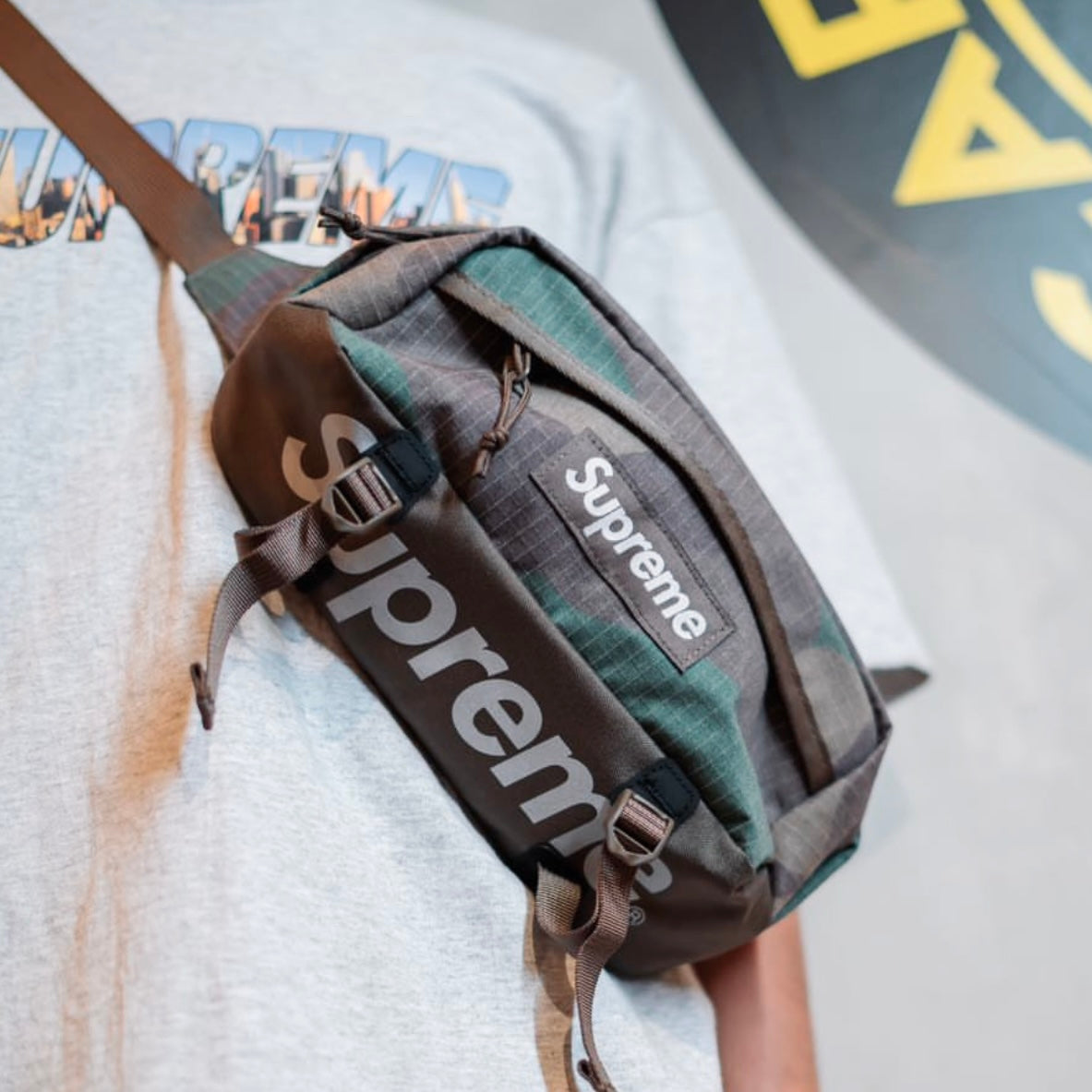 Buy Supreme Reflective Waist Bag Camo online in Singapore