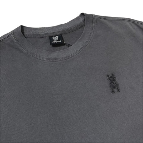 LifeWork Patch Logo Tee Dark Charcoal - ORIGINALFOOK