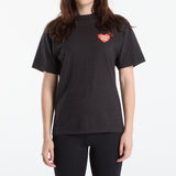 Black Human Made Japanese-Style Duck T-shirt displayed on a plain background, showcasing its design and fabric texture.