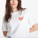White Human Made Japanese-Style Duck Tee, casual T-shirt with duck graphic, soft fabric, and modern streetwear design.