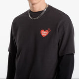 Black Human Made Japanese-Style Duck Tee, casual apparel with a playful duck graphic on the front.