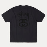 Stussy Stock Logo Faded Black Tee - ORIGINALFOOK