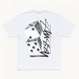Stussy Tall Dice Tee in Ash Heather, casual apparel with a relaxed fit and graphic dice design on the front.