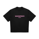 MASONPRINCE Classic Spray Logo Tee Black Pink