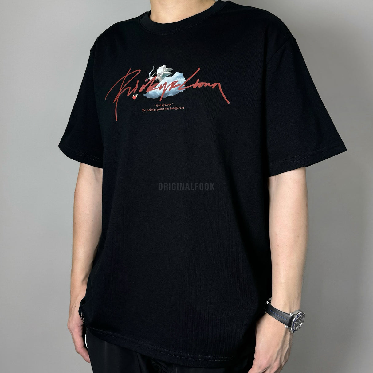 Rickyisclown [RIC] Angel Smiley Tee Black [R11220328i-J9]