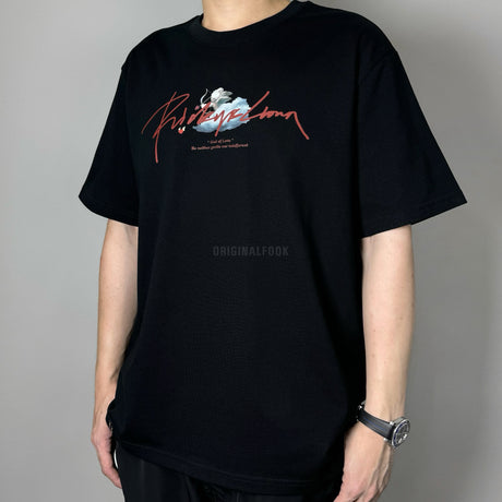 Rickyisclown [RIC] Angel Smiley Tee Black [R11220328i-J9] RICKYISCLOWN RICKYISCLOWN - originalfook singapore