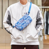 Supreme Puffer Side Bag Blue Paisley supreme supreme - originalfook singapore