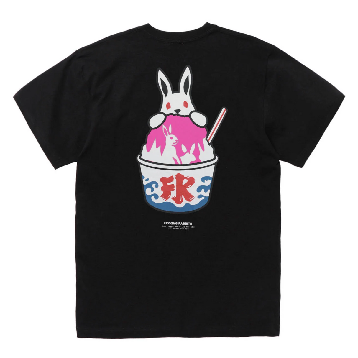 FR2 Shaved Ice Rabbit Tee Black (Japan Exclusive)