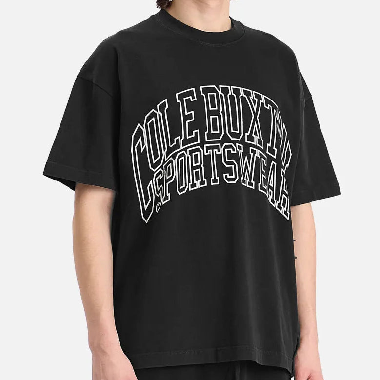 Cole Buxton Arch Logo Tee Vintage Black