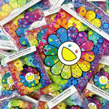Takashi Murakami Kaikai Kiki Flower Rubber Keyring Rainbow Prism (5.5cm) TAKASHI MURAKAMI TAKASHI MURAKAMI - originalfook singapore