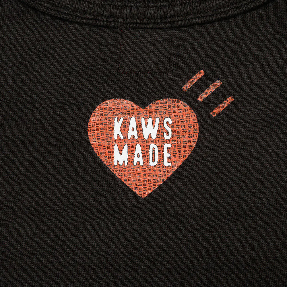 Human Made X KAWS Tee #4 Black HUMAN MADE HUMAN MADE - originalfook singapore