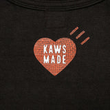 Human Made X KAWS Tee #1 Black HUMAN MADE HUMAN MADE - originalfook singapore