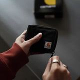 Carhartt Nylon Zipper Wallet Black CARHARTT CARHARTT - originalfook singapore