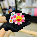Takashi Murakami Kaikai Kiki Flower Plush Badge/Keychain/Pin Pink TAKASHI MURAKAMI TAKASHI MURAKAMI - originalfook singapore