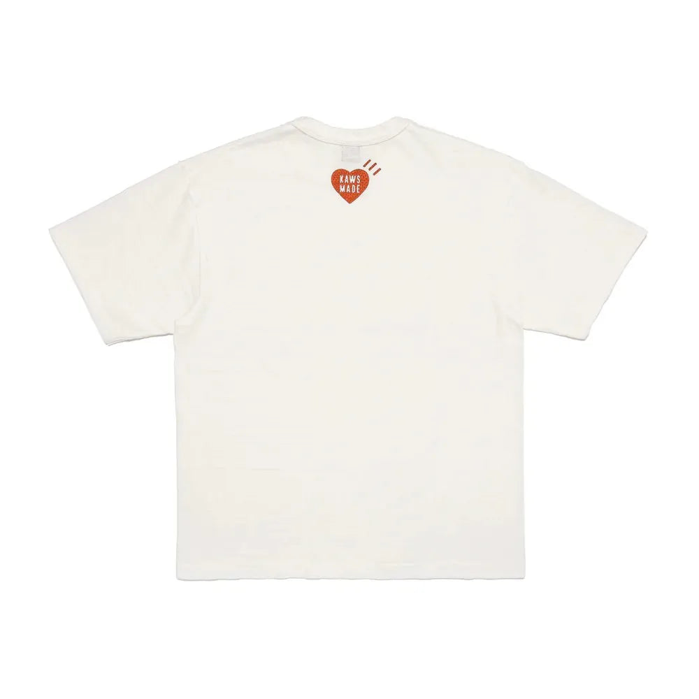 Human Made X KAWS Tee #1 White HUMAN MADE HUMAN MADE - originalfook singapore