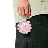 Takashi Murakami x BLACKPINK Flower Plush Keychain Grey Pink TAKASHI MURAKAMI TAKASHI MURAKAMI - originalfook singapore