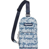 Supreme Fat Tip Jacquard Denim Sling Bag supreme supreme - originalfook singapore