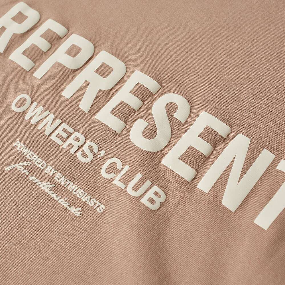 Represent Owners Club Logo Tee Beige