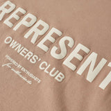 Represent Owners Club Logo Tee Beige