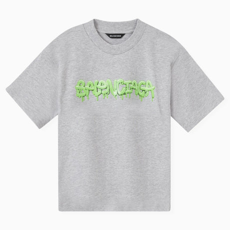 Balenciaga Slime Logo Tee Heather - ORIGINALFOOK