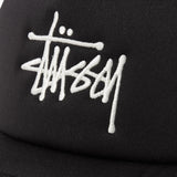 Stussy Big Basic Trucker Cap Black STUSSY STUSSY - originalfook singapore
