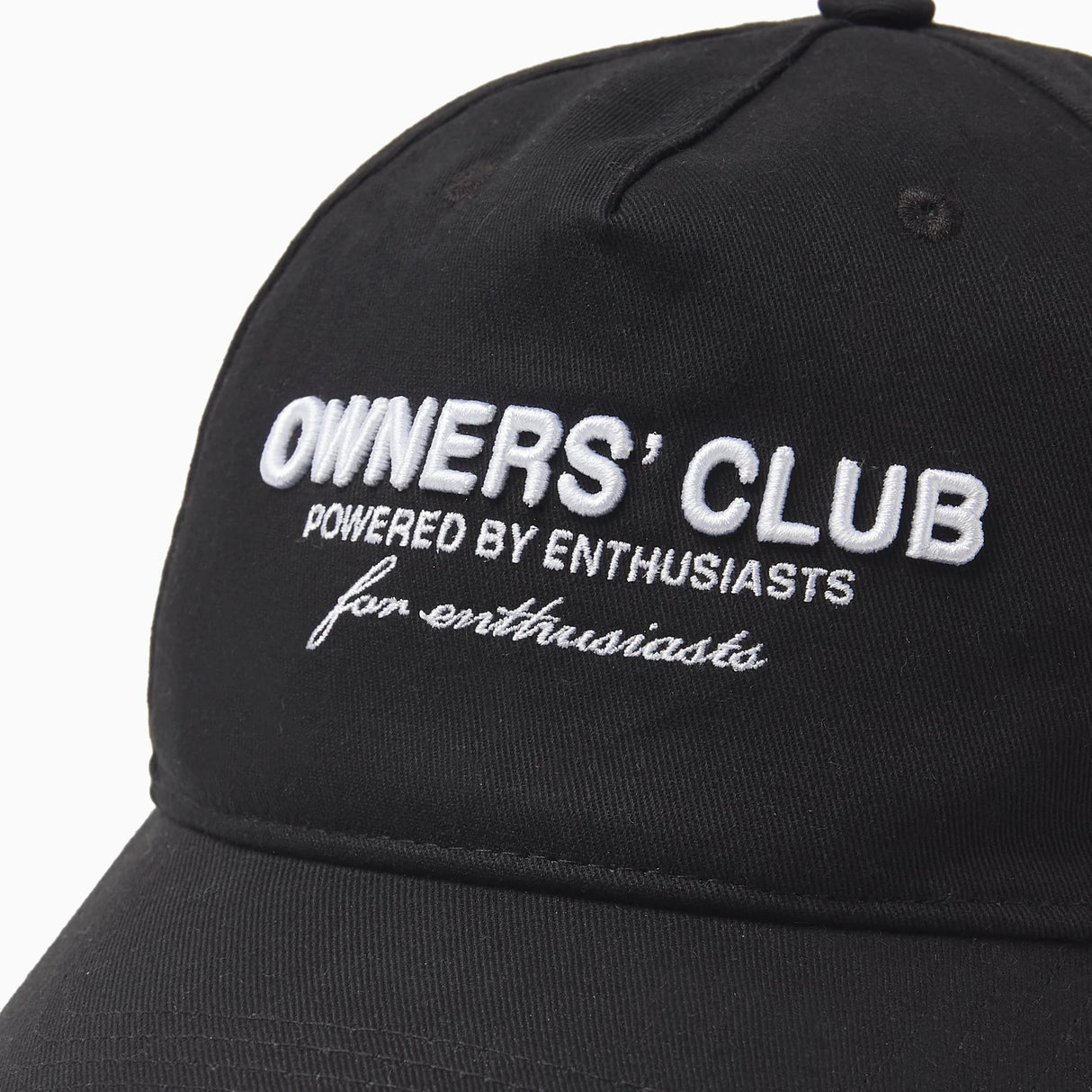 Represent Owners Club Logo Snapback Black - ORIGINALFOOK