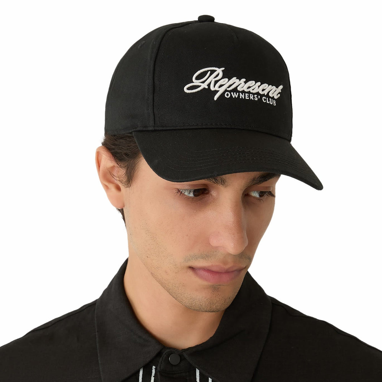 Represent Owners Script Logo Snapback Black