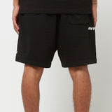 AAPE By Bathing Ape Embroidered Badge Sweat Shorts Black AAPE AAPE - originalfook singapore