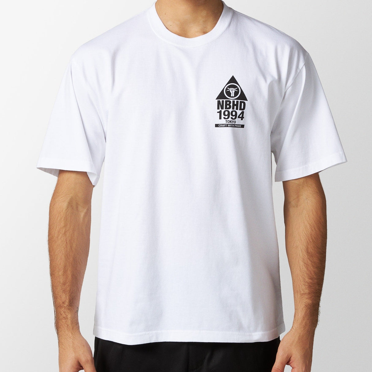 Neighborhood NH-17 Tee White Neighborhood Neighborhood - originalfook singapore
