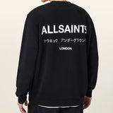 AllSaints Underground Logo Sweatshirt Black