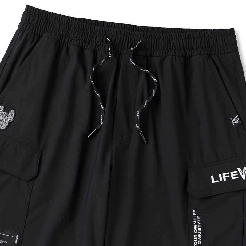 LifeWork Nylon Shorts Black