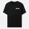 Black Jacquemus Grosgrain Logo Tee with visible logo detail, styled as a casual apparel piece from MASTERMIND JAPAN.