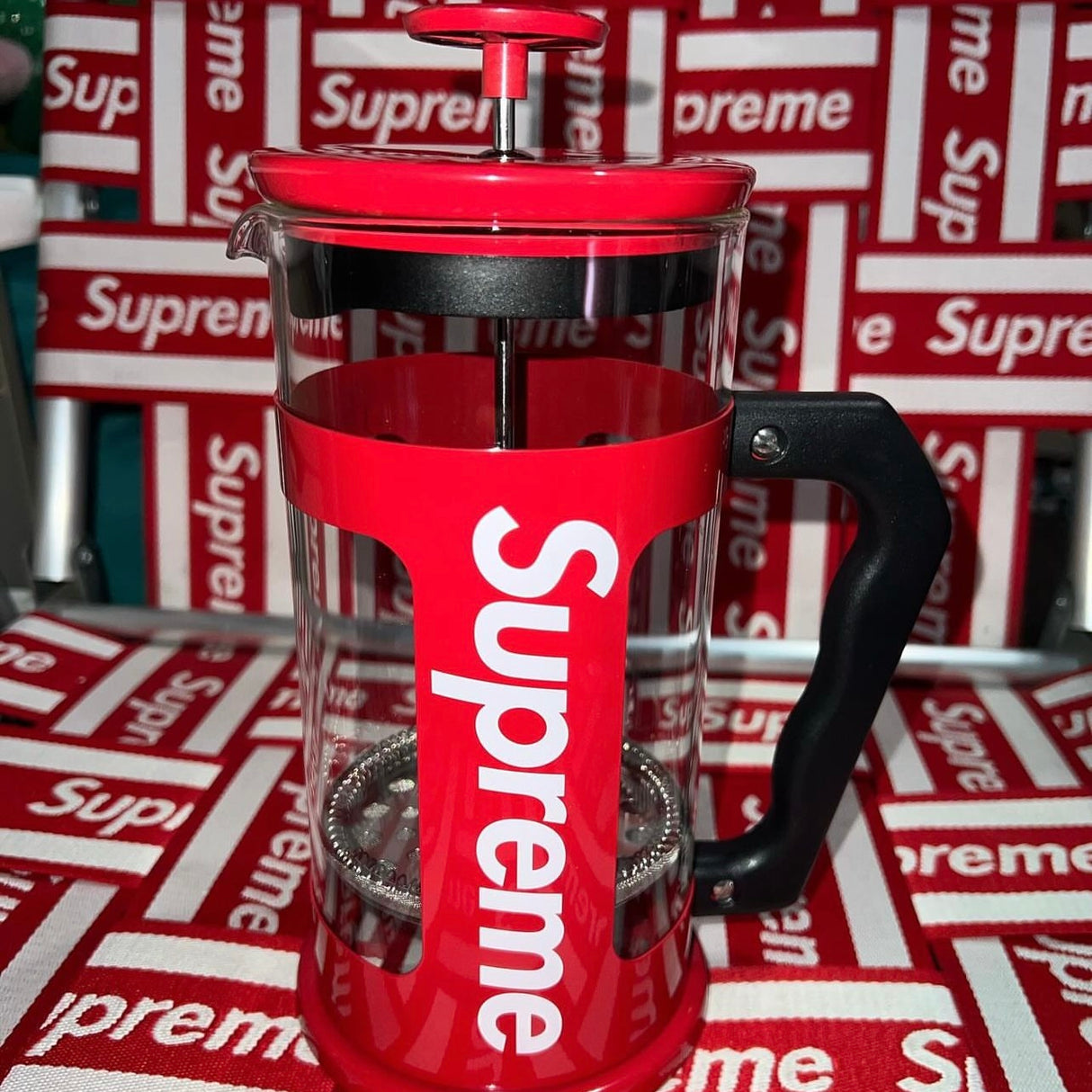 Supreme x Bialetti 8-Cup French Coffee Press supreme supreme - originalfook singapore