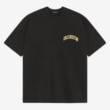 Cole Buxton Yellow Arc Tee Vintage Black