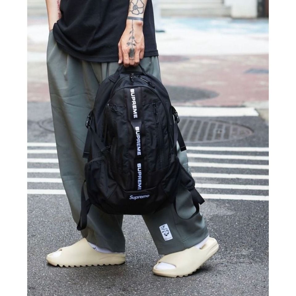 Supreme Box Logo Black Backpack