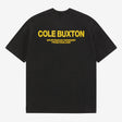 Cole Buxton Signature Tee Vintage Black Yellow - ORIGINALFOOK