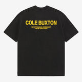 Cole Buxton Signature Tee Vintage Black Yellow - ORIGINALFOOK