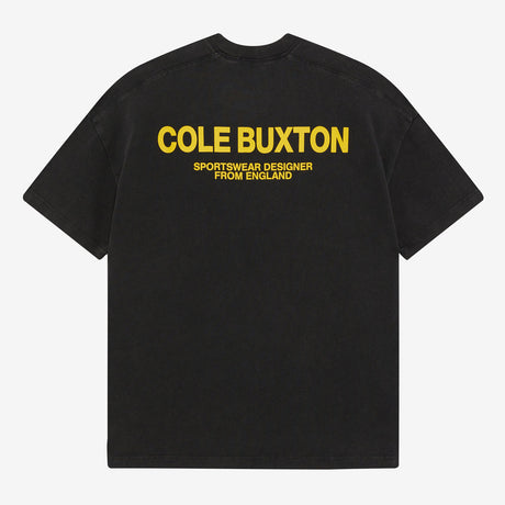 Cole Buxton Signature Tee Vintage Black Yellow - ORIGINALFOOK