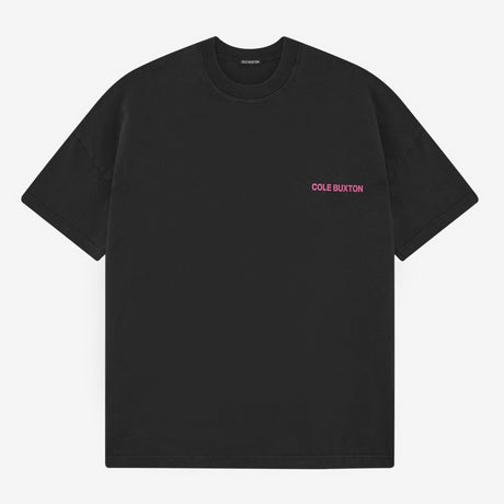 Cole Buxton Signature Tee Vintage Black Pink - ORIGINALFOOK
