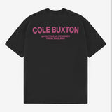 Cole Buxton Signature Tee Vintage Black Pink - ORIGINALFOOK