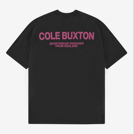 Cole Buxton Signature Tee Vintage Black Pink - ORIGINALFOOK
