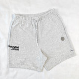 AAPE By Bathing Ape Embroidered Badge Sweat Shorts Light Grey [6952] AAPE AAPE - originalfook singapore