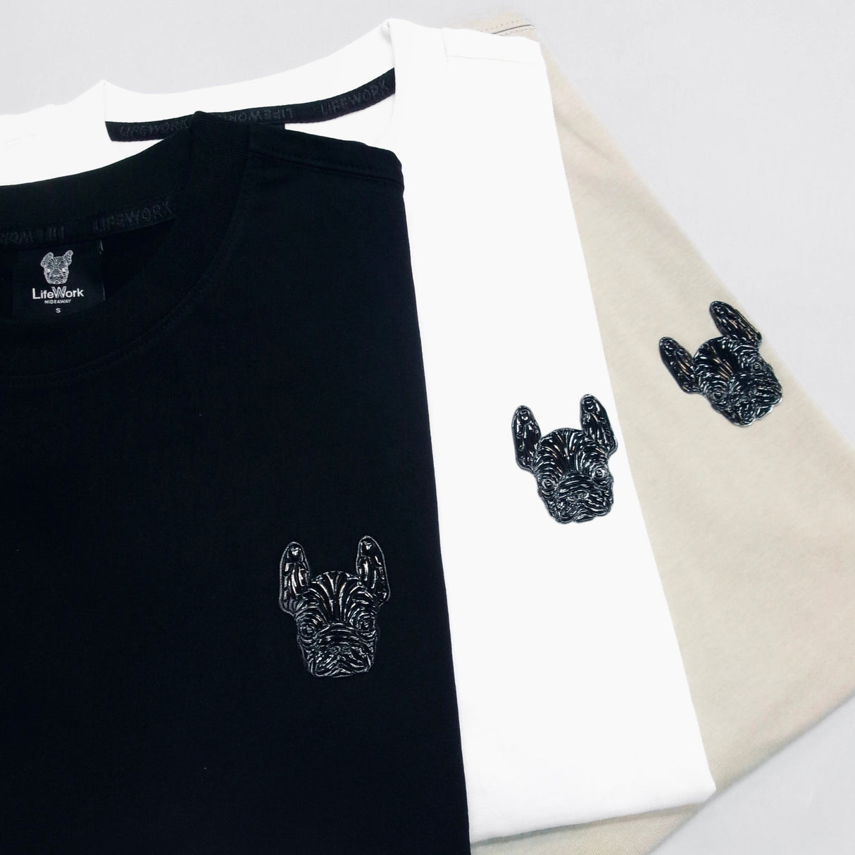 LifeWork Supima Cotton Chest Logo Tee Black lifework lifework - originalfook singapore