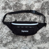 Supreme Reflective Waist Bag Black