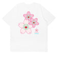 Takashi Murakami Embroidered Patch Sakura Flower Tee White TAKASHI MURAKAMI TAKASHI MURAKAMI - originalfook singapore