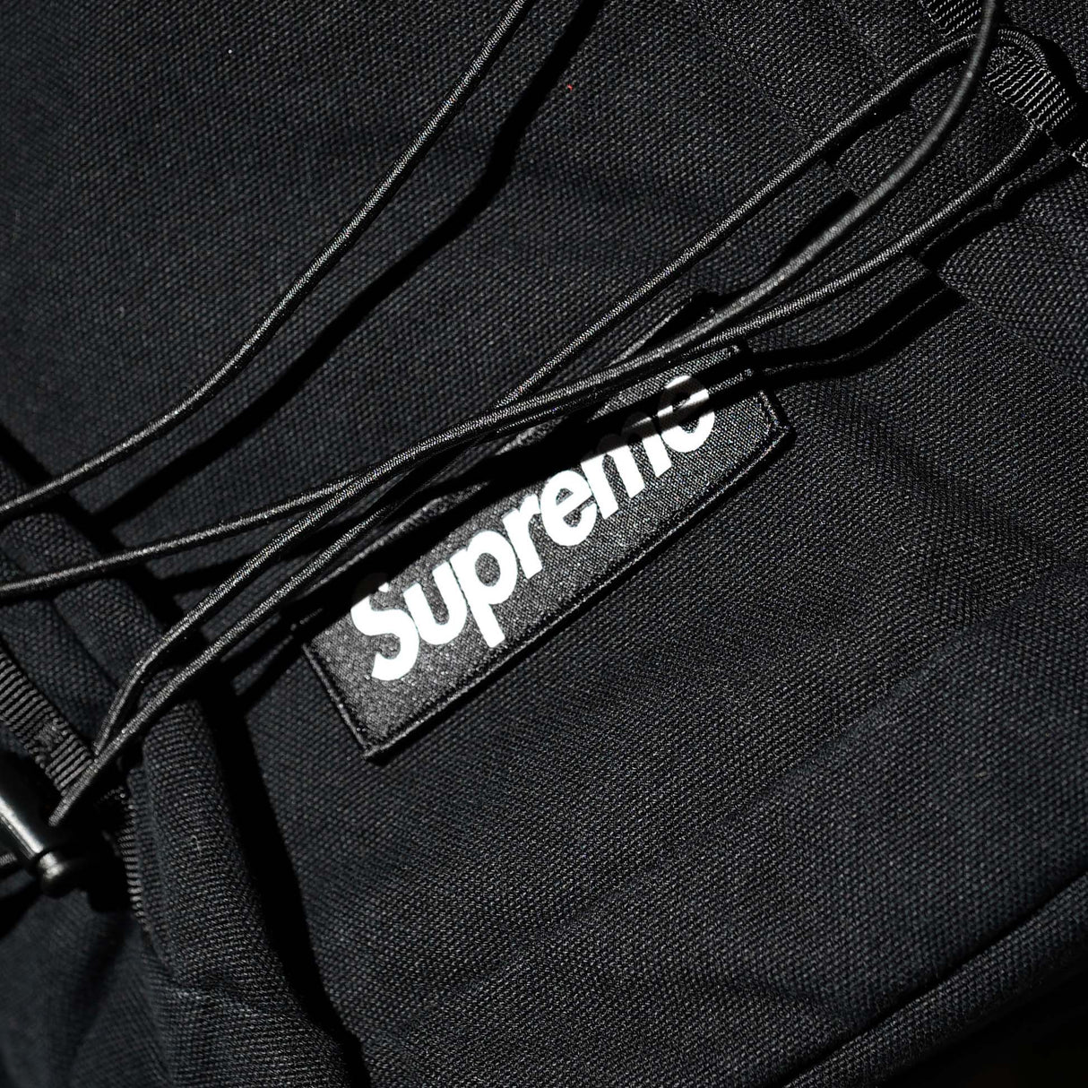 Supreme Logo Black Backpack - ORIGINALFOOK