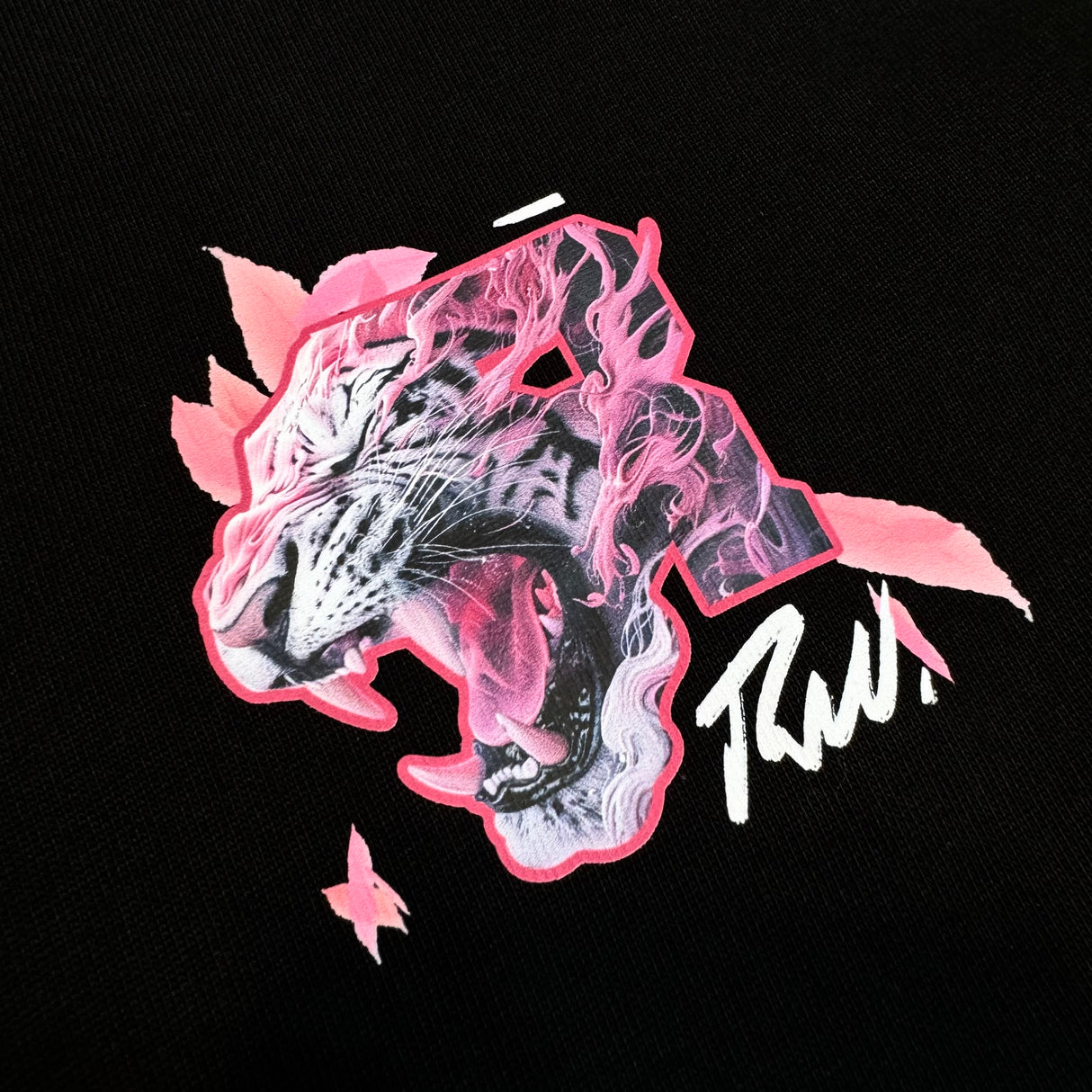Rickyisclown Snow Tiger Tee Black R37250603Y L10