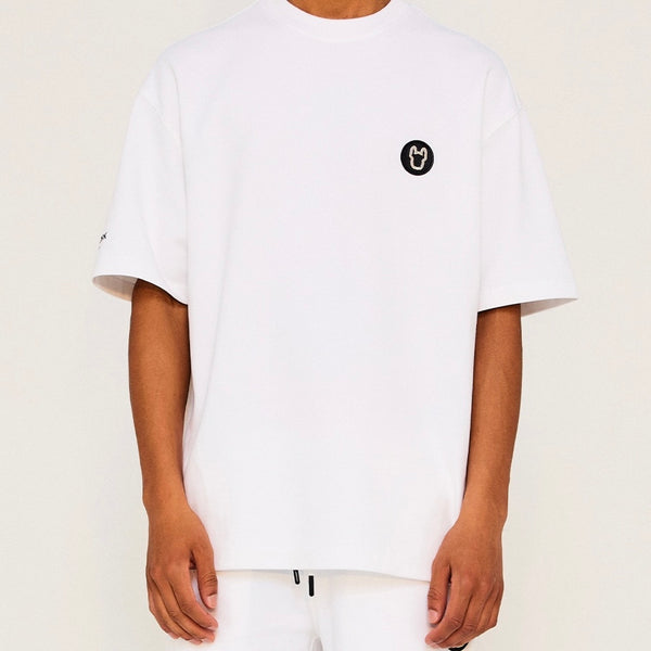LifeWork Korea Round Patch Logo Tee White LifeWork LifeWork - originalfook singapore